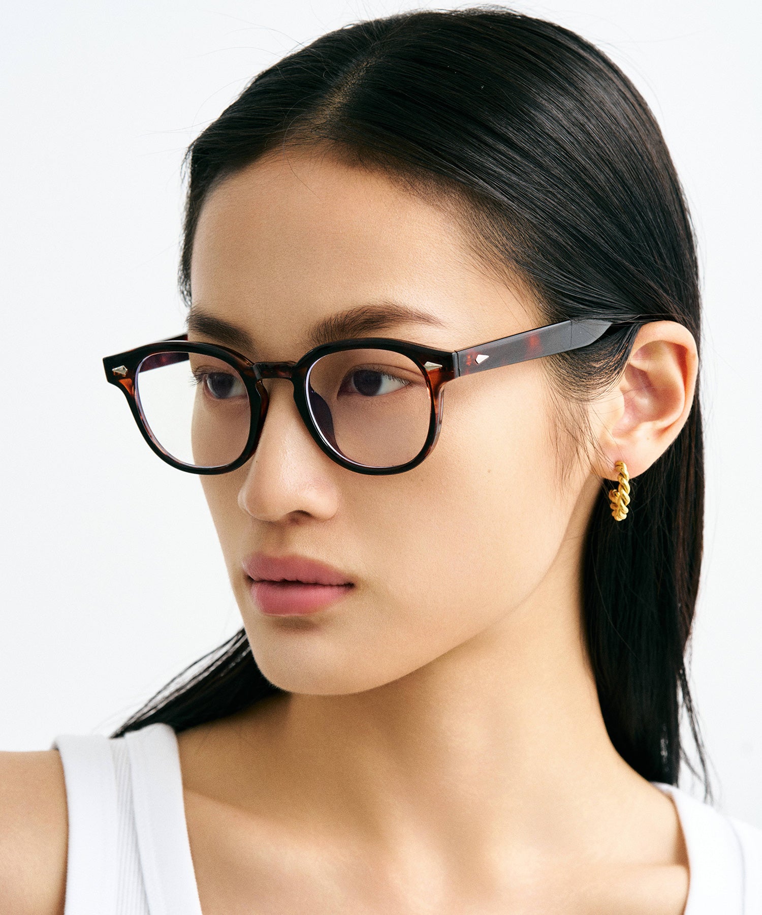 quatre-vingt-dix-huit98(brown x  clear）