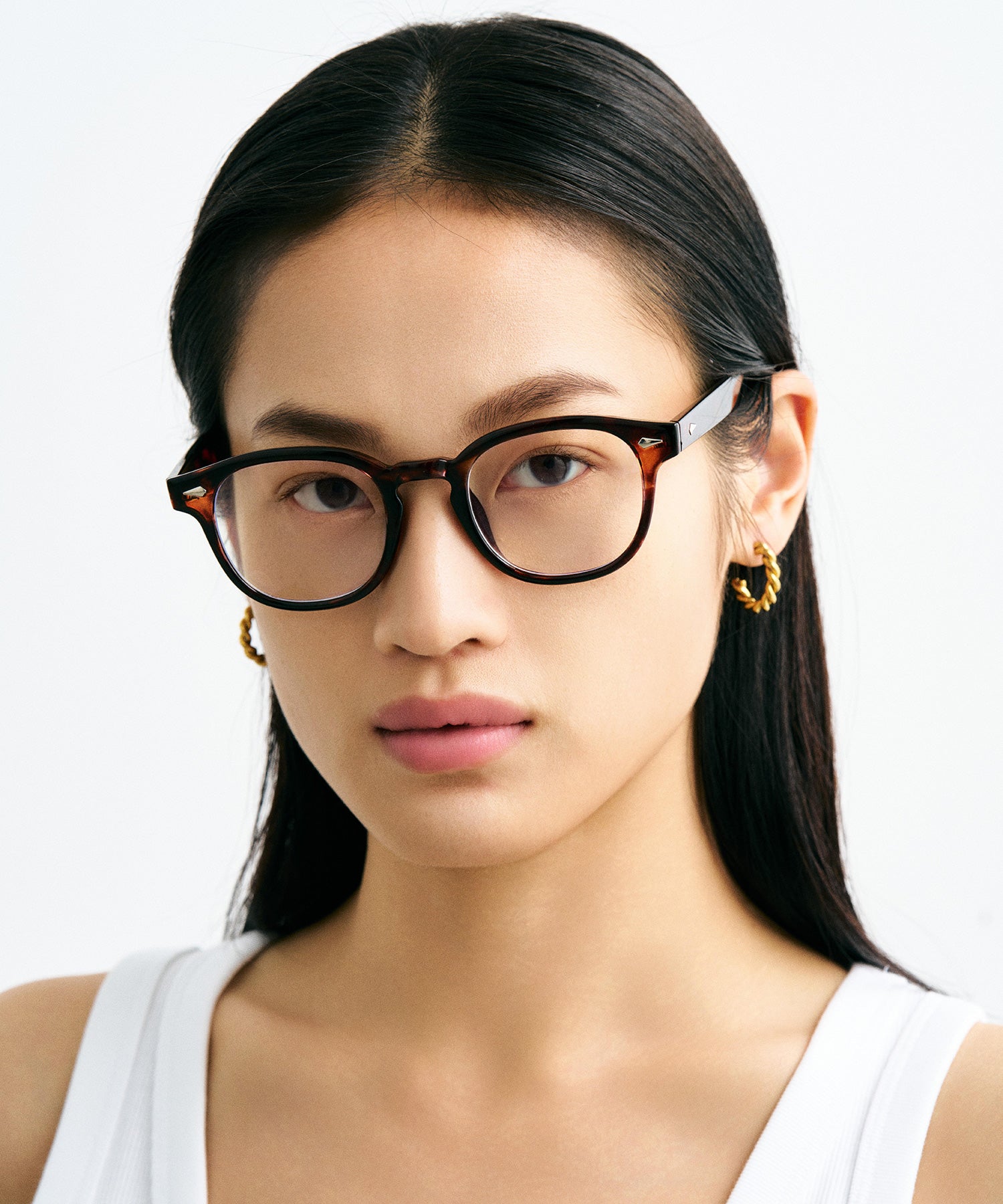 quatre-vingt-dix-huit98(brown x  clear）
